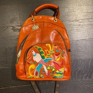 Patrisha Nash backpack, gentlest used.